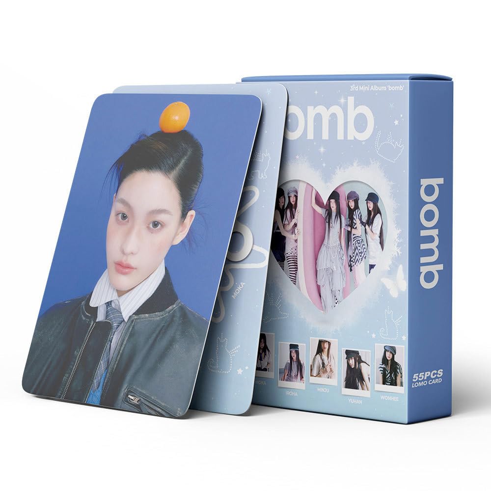 55pcs ILLIT 3rd Mini Album BOMB Photocards BOMB New Album Cards